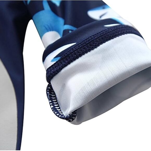 Yober Baby Boys Kids Swimsuit One Piece 3-6 Mont Zipper Bathing Suit. UPF50+ NWT - Picture 5 of 5